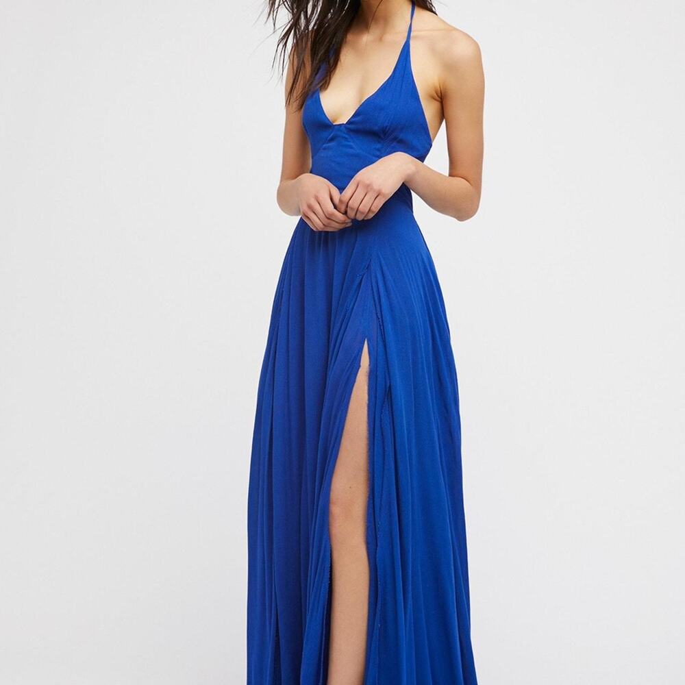 Free People Endless Summer Lillie Blue Maxi Dress - Picture 6 of 6